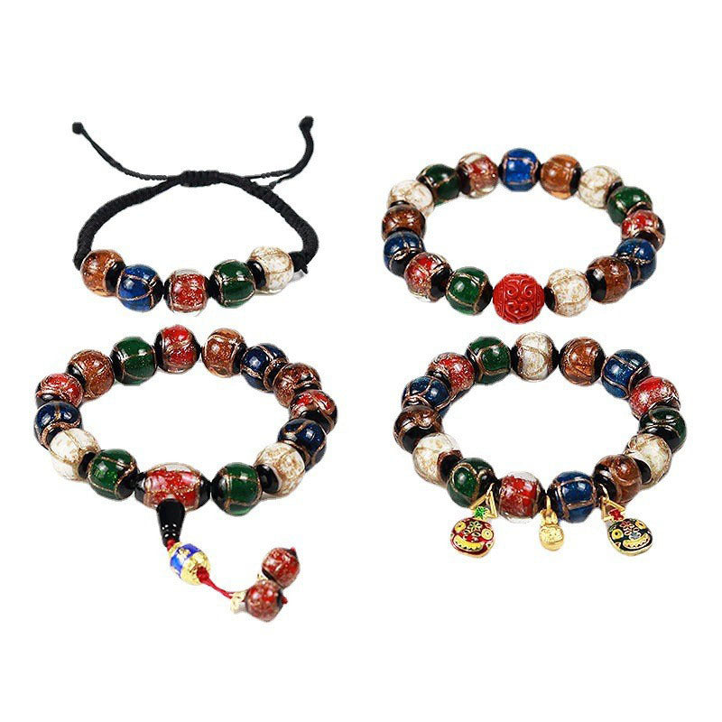 Cuentas de vidrio de cenizas de incienso al por mayor 100 piezas